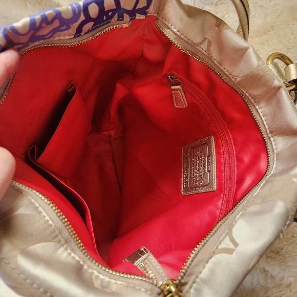 Coach Poppy Daisy Appliqué Signature Glam Limited Edition Tote Bag - Picture 8 of 12